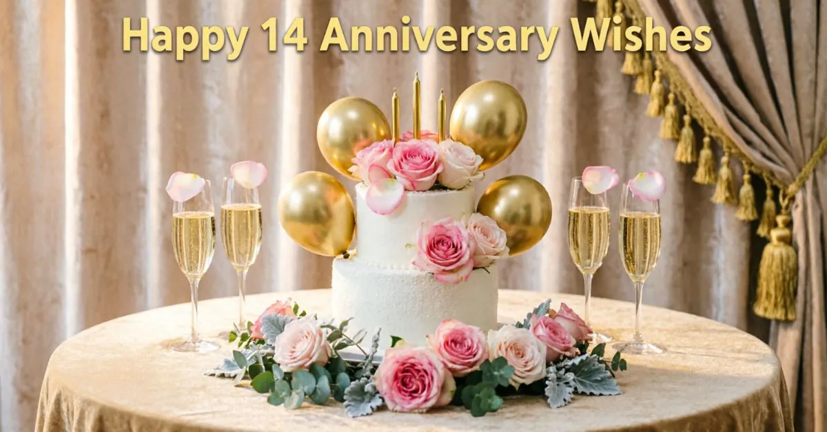 Happy 14 Anniversary Wishes