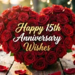 Happy 15th Anniversary Wishes