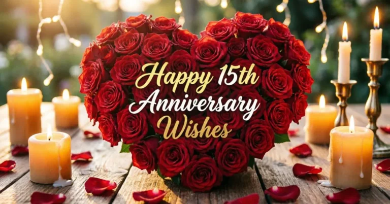 Happy 15th Anniversary Wishes