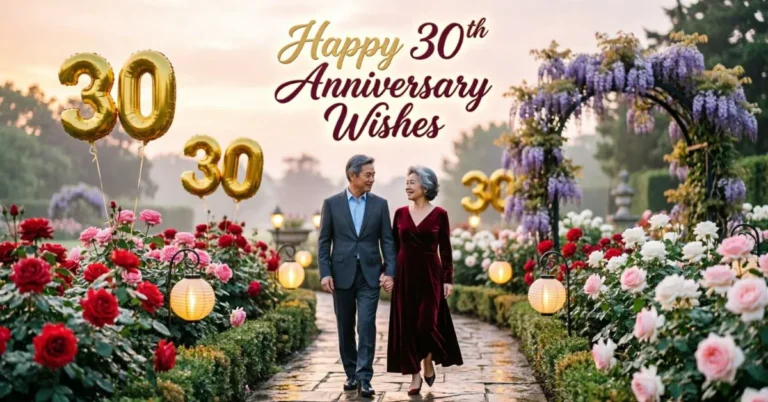 Happy 30th Anniversary Wishes