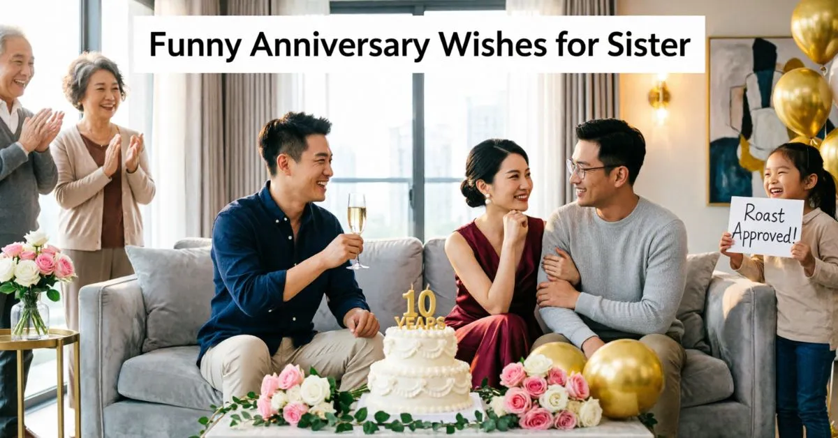 Aunny anniversary Wishes for sister