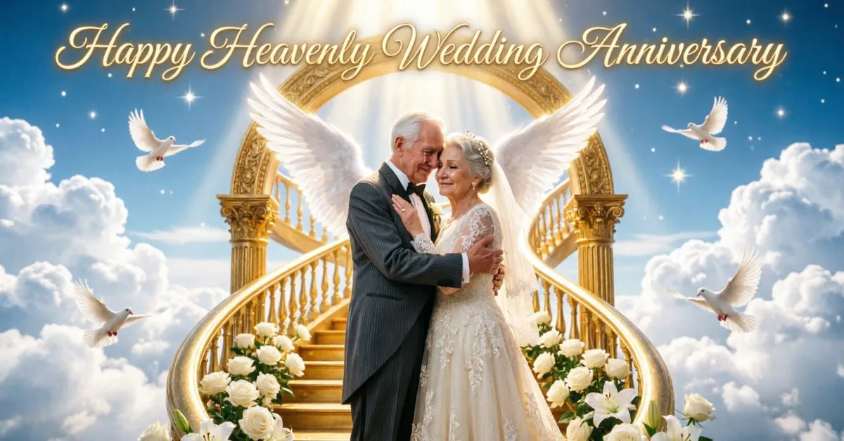 Happy Heavenly Wedding Anniversary