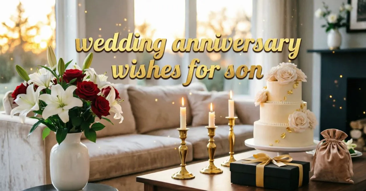 Wedding Anniversary Wishes for son