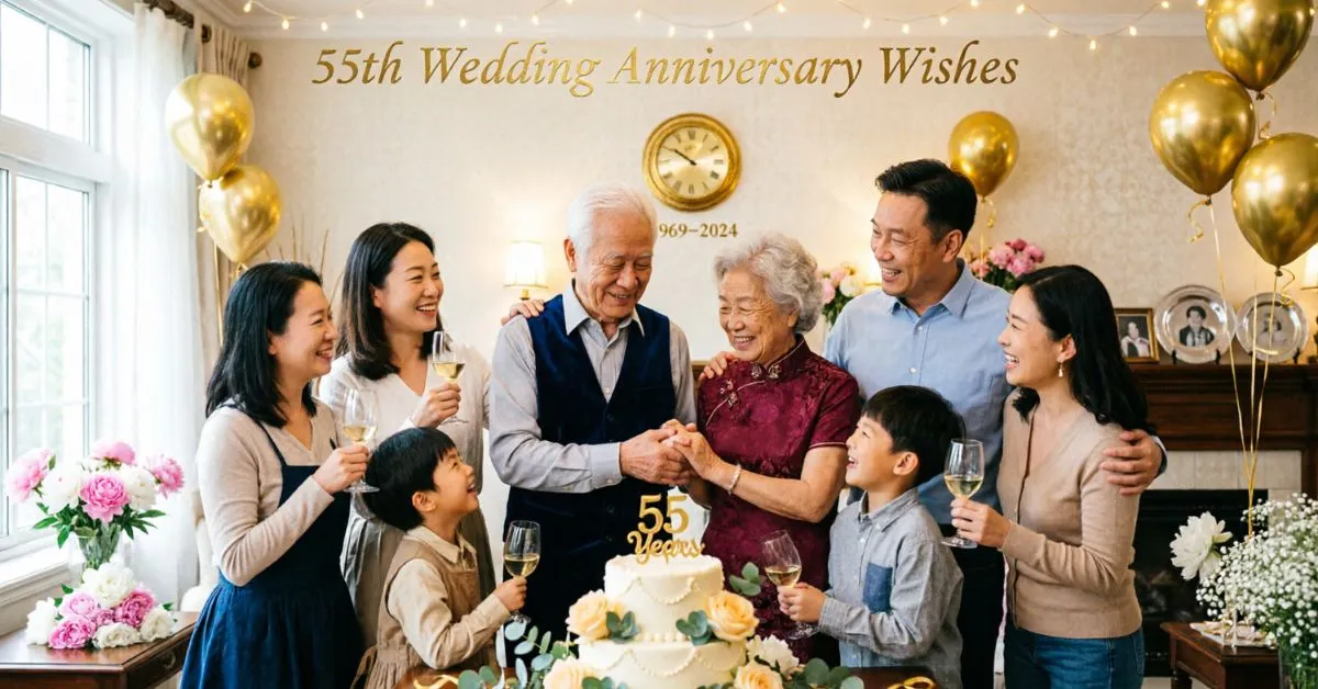 55th Wedding Anniversary Wishes