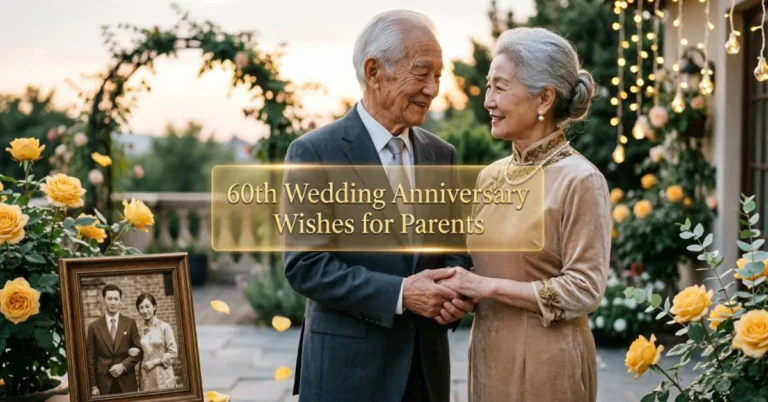 60th wedding Anniversary Wishes for Parents