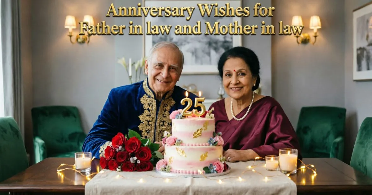 Anniversary Wishes for Father in Law and Mother in Law