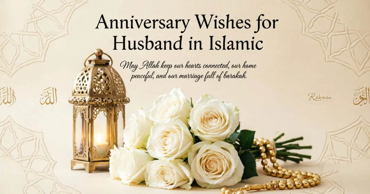 Anniversary Wishes for Husband in Islamic