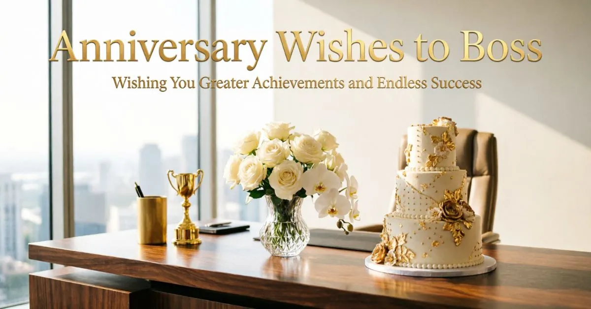 Anniversary Wishes to Boss
