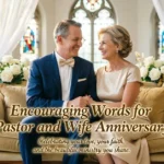 Encouraging Words for Pastor and Wife Anniversary