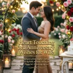 Heart Touching 3rd Anniversary Wishes for Wife