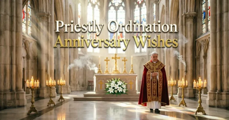 Priestly Ordination Anniversary Wishes
