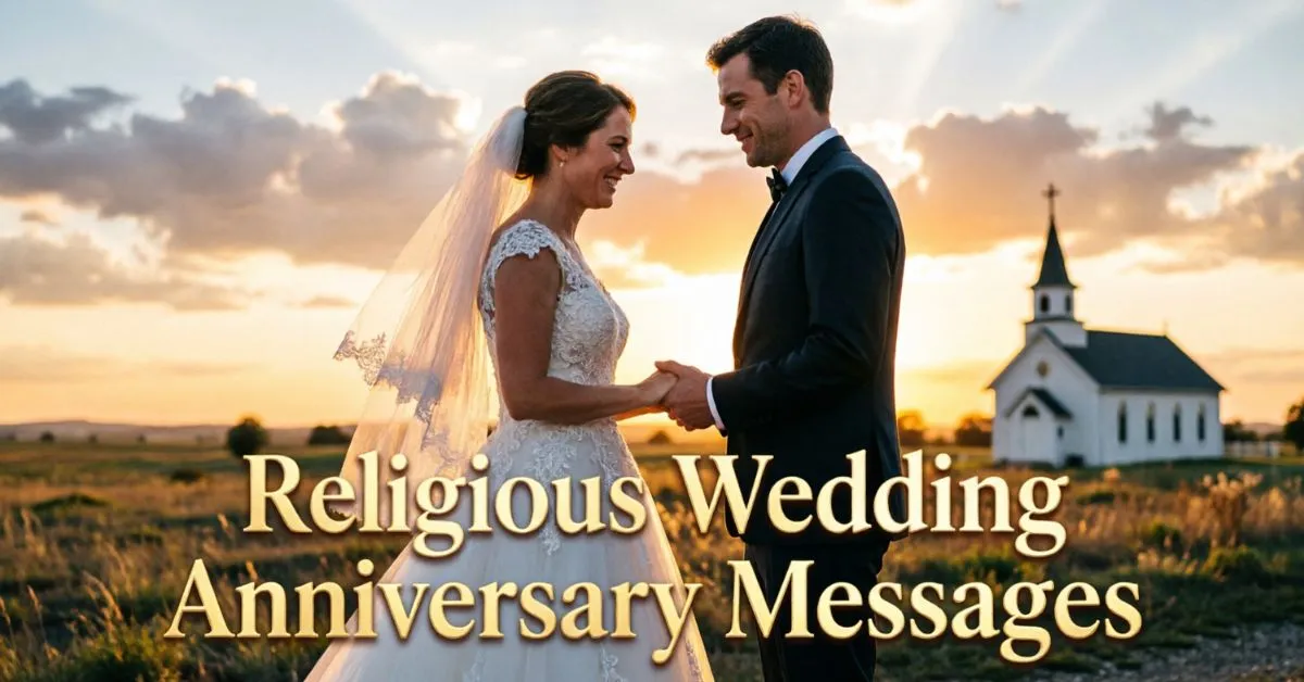 Religious Wedding Anniversary Messages